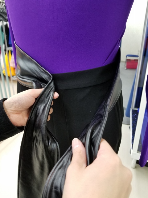 フェイクレザー　サッシュベルト　バックル　メンズベルト　舞台　ラテンダンサー　フィギュアスケート男子