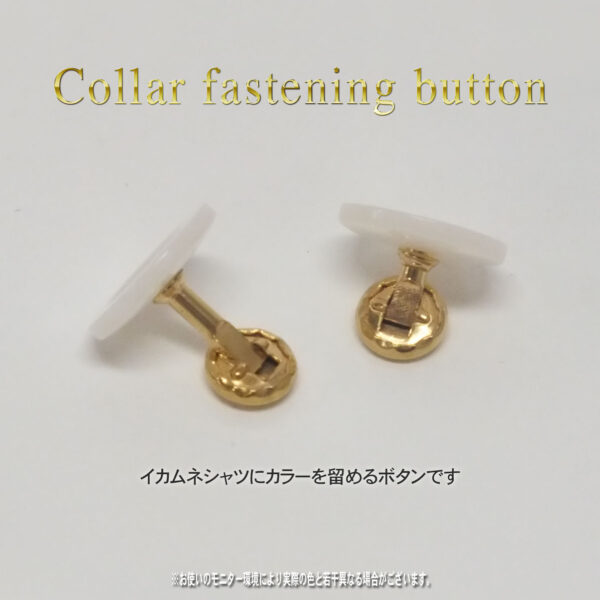 カラー留めボタン（2個1組）