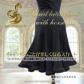 ホースヘア入りフレアーラテンスカート - 画像 (4)