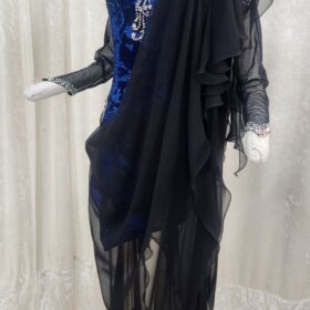【試着・レンタル・購入】オーシャンブルーのルンバドレス - 画像 (2)