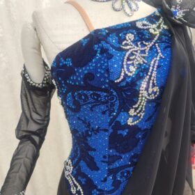 【試着・レンタル・購入】オーシャンブルーのルンバドレス - 画像 (5)