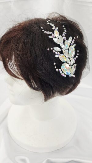 社交ダンス用ヘアアクセサリー チュールタイプ GH04