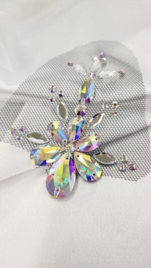 社交ダンスヘアアクセサリー チュールタイプ GH08