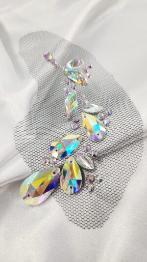 社交ダンスヘアアクセサリー　チュールタイプGH09