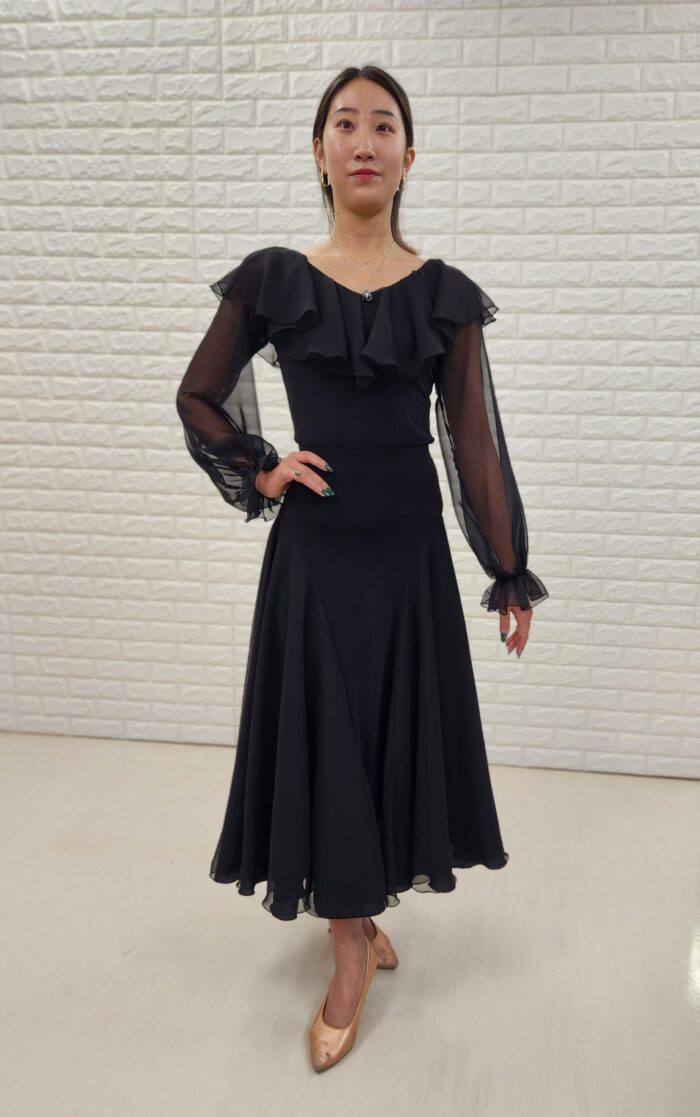 SK-5 ジョーゼットタイプ社交ダンススカート