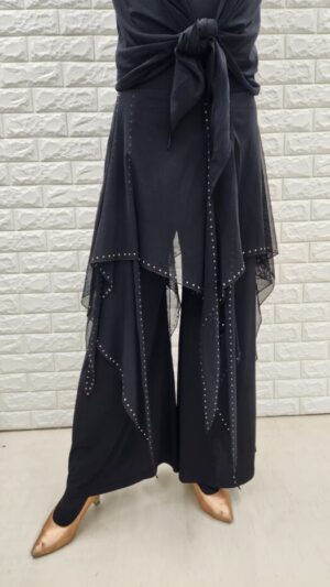 練習・パーティー兼用　石付社交ダンスパンツ224165　フリーサイズ