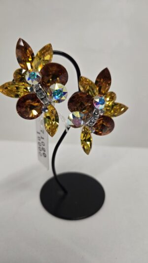 社交ダンスアクセサリー　イヤリングイエロー623