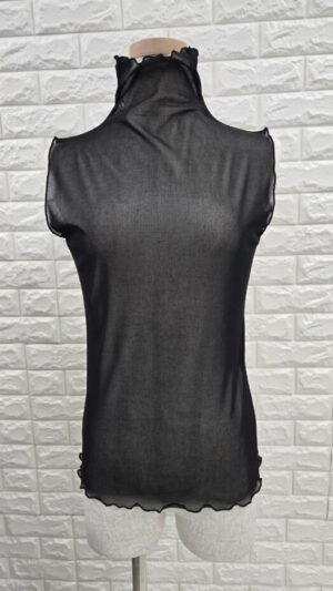 ハイネック　ブラックトップス0040259　レディース