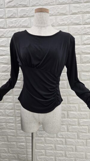 レディーストップス　ダンスウェア　ブラック2508051