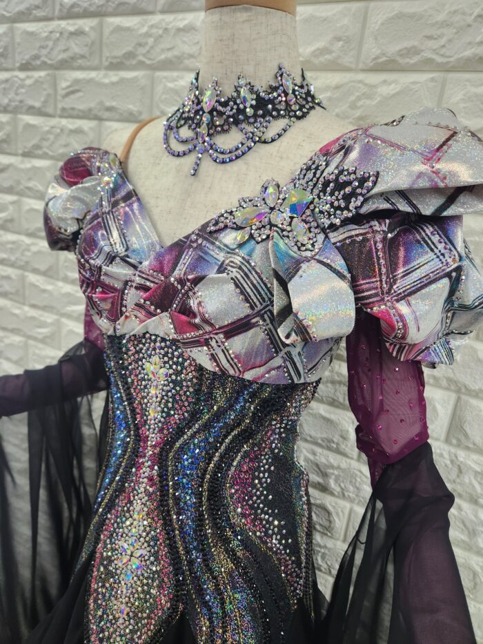 試着・レンタル・購入】社交ダンスドレス Mサイズ ブラック