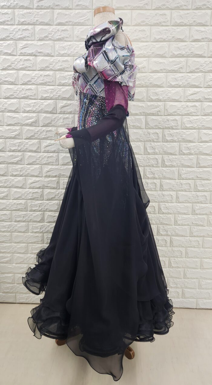 試着・レンタル・購入】社交ダンスドレス Mサイズ ブラック