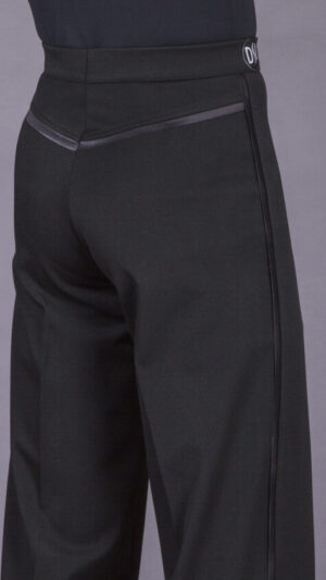 　細幅サテンライン　メンズ社交ダンスパンツ　DSI4003