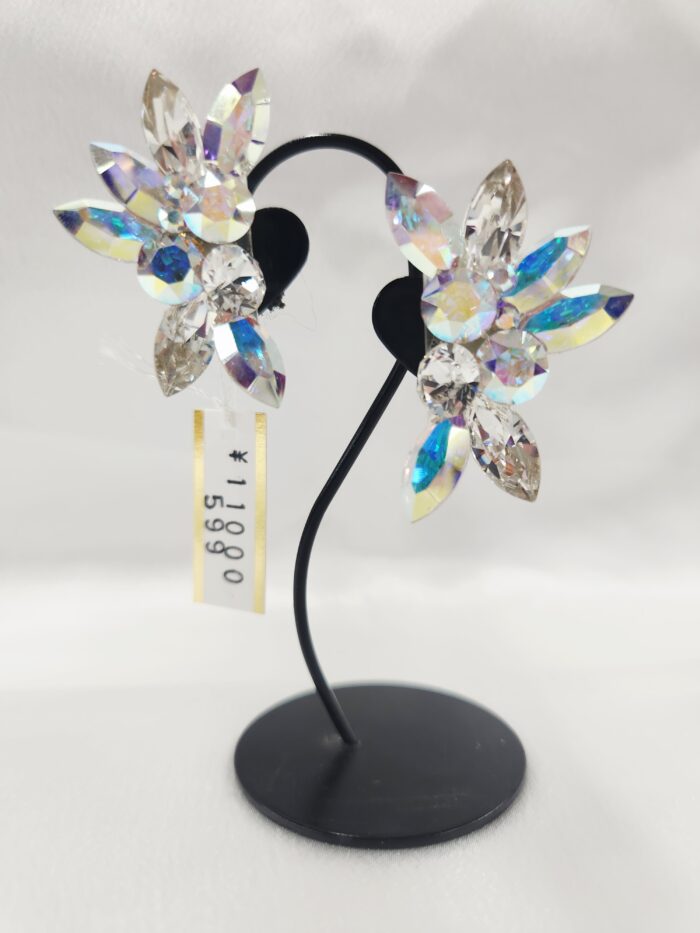 社交ダンスアクセサリー イヤリング オーロラ599 【公式】社交ダンス