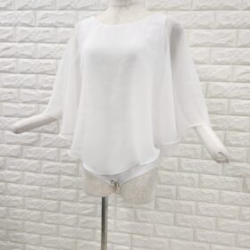 社交ダンストップス パーティー レオタード 白 StylishMove T-1 【公式