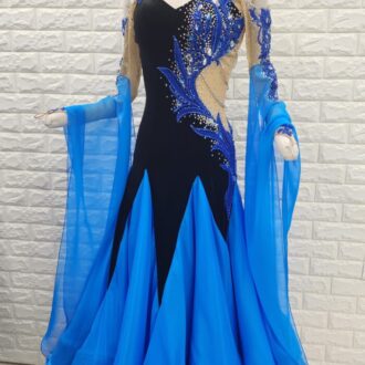 社交ダンス競技でブルードレスが選べれる理由｜スタンダードドレス色選び完全ガイド