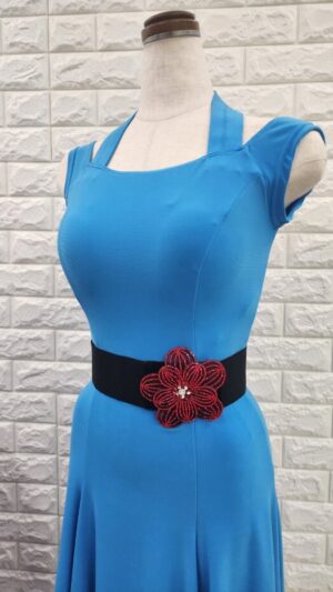 ゴムベルト フラワーポイントレッド33276