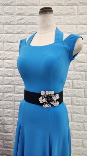 ゴムベルト ポイントフラワーホワイト33275