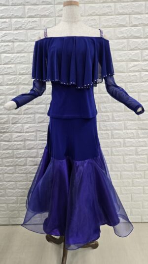 パーティーレッスン兼用セットアップ1336 石付 社交ダンス