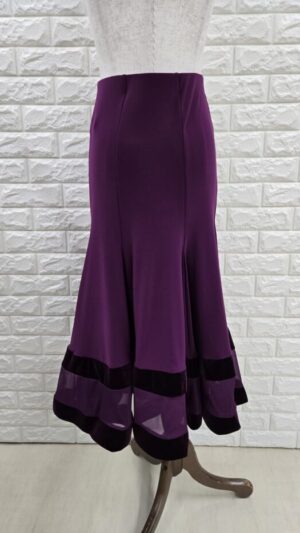 社交ダンススカート　レッスン＆パーティー　S～LL990