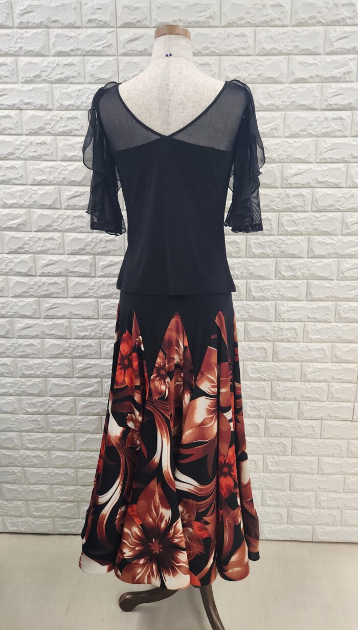 パーティーレッスン兼用セットアップ 上下セット1350 社交ダンス