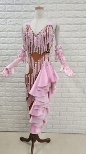 【試着・レンタル・購入】社交ダンスドレス　Mサイズ　VESAラテンドレス243-M