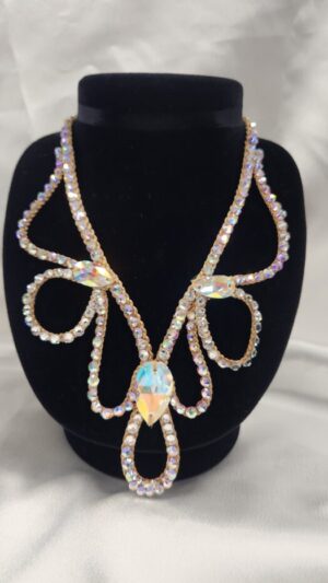 社交ダンス用　アクセサリー　敏感肌用　ハンドメイド　チョーカー11