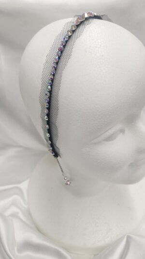 社交ダンスヘアアクセサリー　チュールタイプ　カチューシャ風　GH013