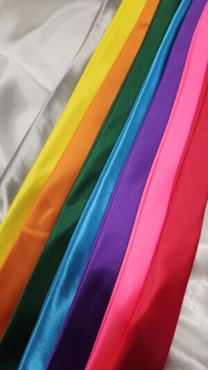 社交ダンス用　カラーネクタイ　スリム　８色　HY